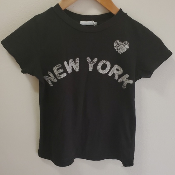 FULL TILT Burgandy Flannel Black New York T-Shirt - Picture 5 of 6